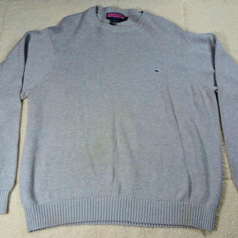 Men's Vineyard Vines Gray Sweater Size X-Large